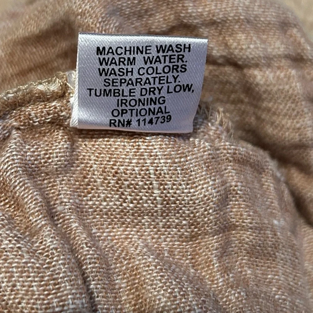 Flax Wide Leg Linen Pant - Picture 4 of 6